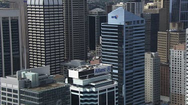 Sydney to Blue Mountains - Aerial - Sydney - View of  Sydney City Buildings