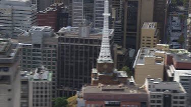 Sydney to Blue Mountains - Aerial - Sydney - View of  Sydney City Buildings