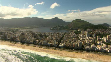 The coast line of Rio De Janeiro
