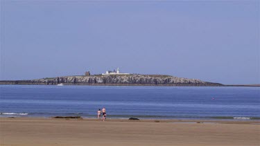 View Of The Farne Islands, Northumberland, England