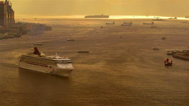 Virgo Star Cruise Liner, Ships, Boats & Ferries, Victoria Harbour, Hong Kong