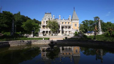 Lily Pond At Massandra Palace, Yalta, Crimea, Ukraine