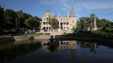 Lily Pond At Massandra Palace, Yalta, Crimea, Ukraine