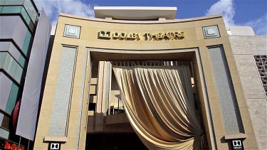 Dolby Theatre Archway During Academy Awards Set Up, Hollywood Boulevard, Los Angeles, Usa