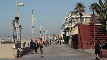 The Strand, Hermosa Beach, California, Usa