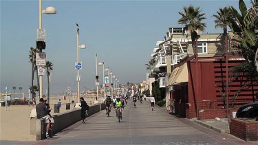 The Strand, Hermosa Beach, California, Usa