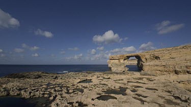 Fungus Rock Black Lagoon, Dwejra, Gozo, Malta