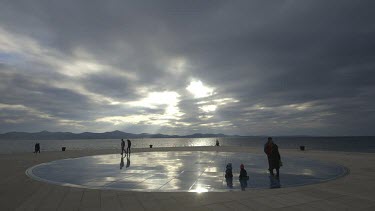Sun Salutation On Zadar Quay, Istarska Obla, Zadar, Croatia