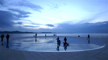 Sun Salutation On Zadar Quay, Istarska Obla, Zadar, Croatia