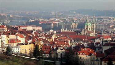 St. Nicholas Church & Vltava River, Prague & Czech Republic