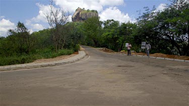 Lion Rock & Local Family, Sigiriya, Sri Lanka
