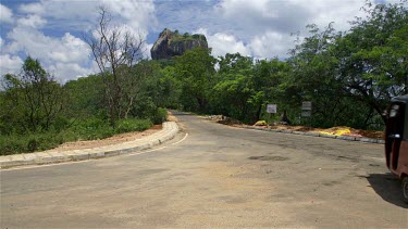 Lion Rock & Red Tuc Tuc, Sigiriya, Sri Lanka