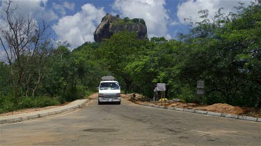 Lion Rock, Tuc Tuc & Mini Bus, Sigiriya, Sri Lanka