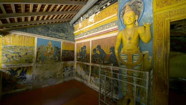 Statues & Devil Paintings, Aluvihara Rock Cave Temple, Matale, Sri Lanka